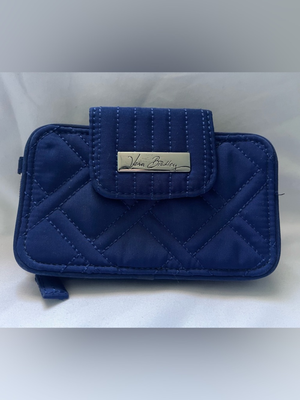Vera Bradley Quilted Wallet in Blue